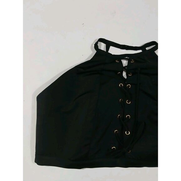 Cacique Lightly Lined No Wire Bikini Swim Top - Picture 2 of 8